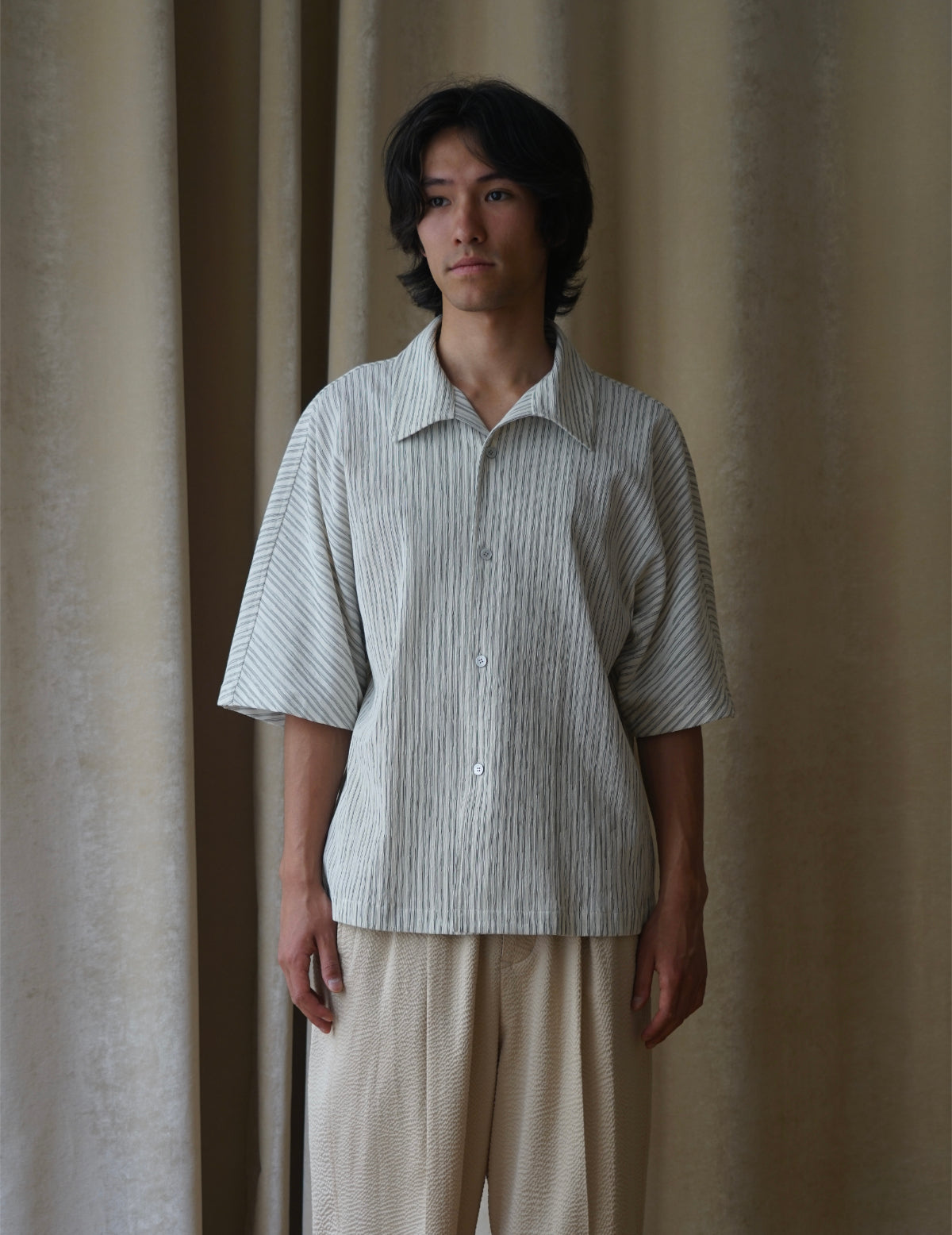Pleats Texture Shirt