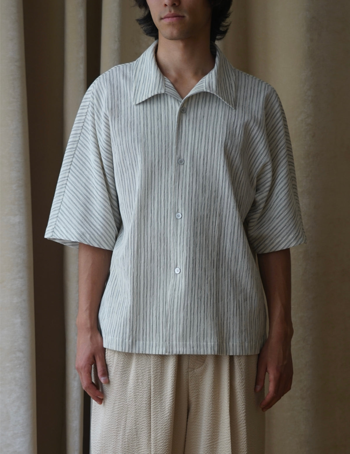 Pleats Texture Shirt
