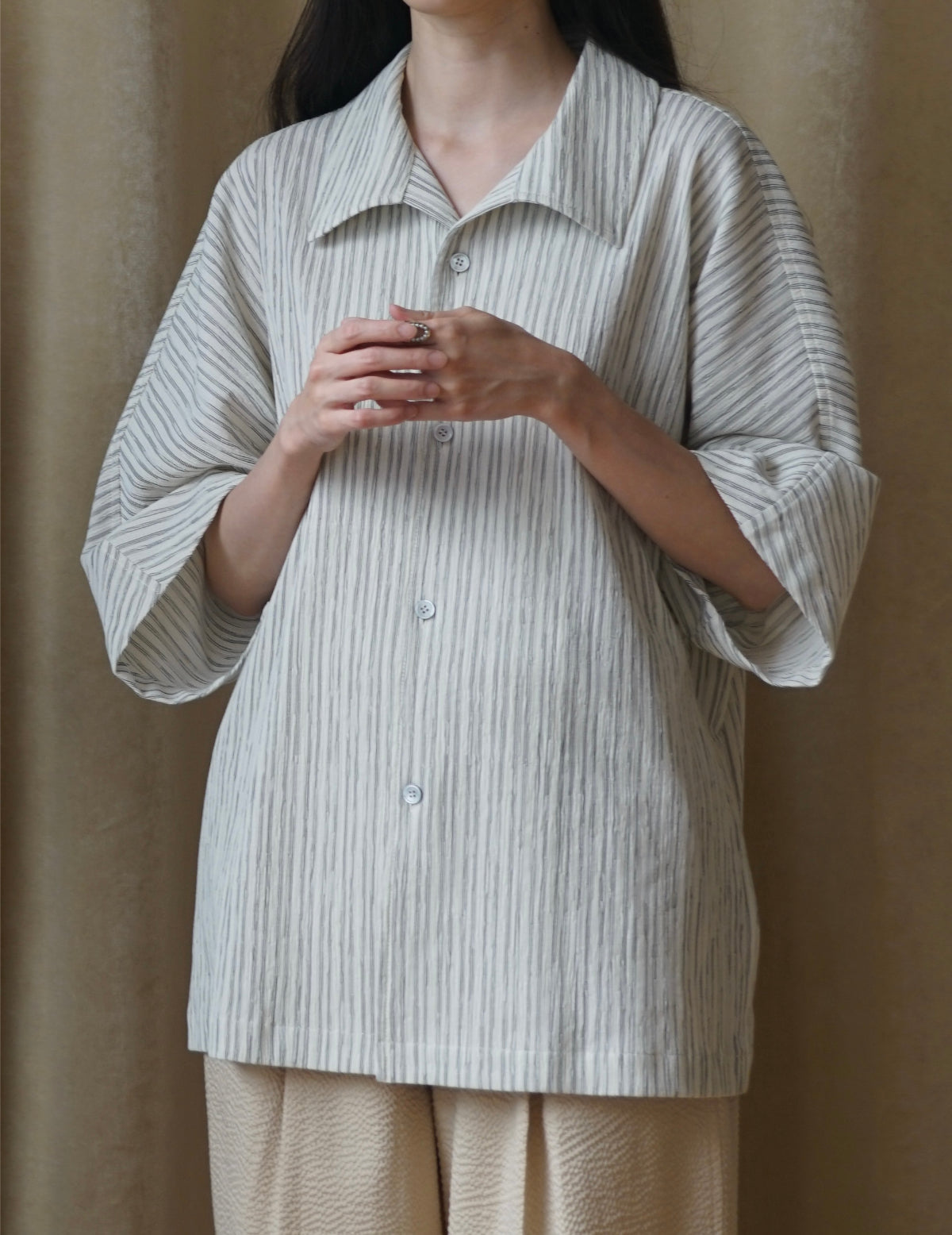 Pleats Texture Shirt