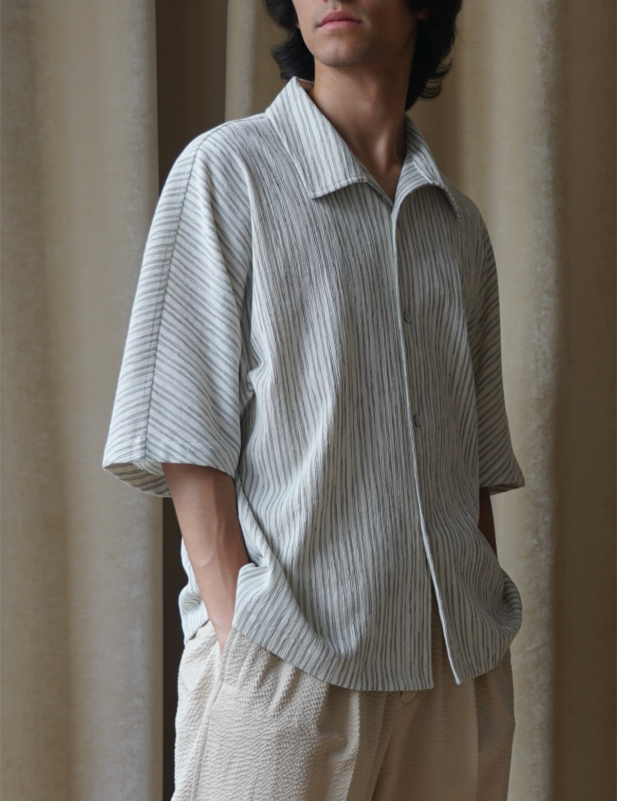 Pleats Texture Shirt