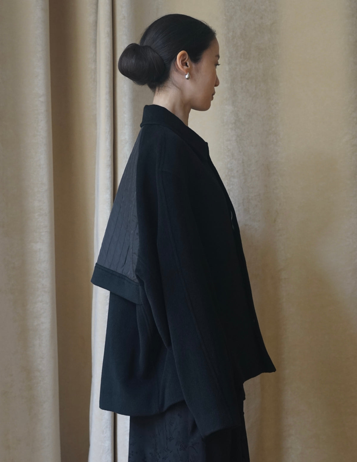 Quilted Back Yoke Jacket