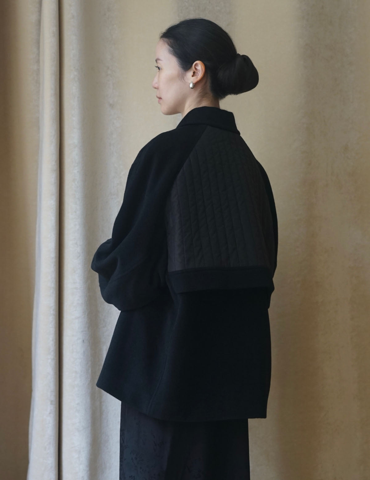 Quilted Back Yoke Jacket