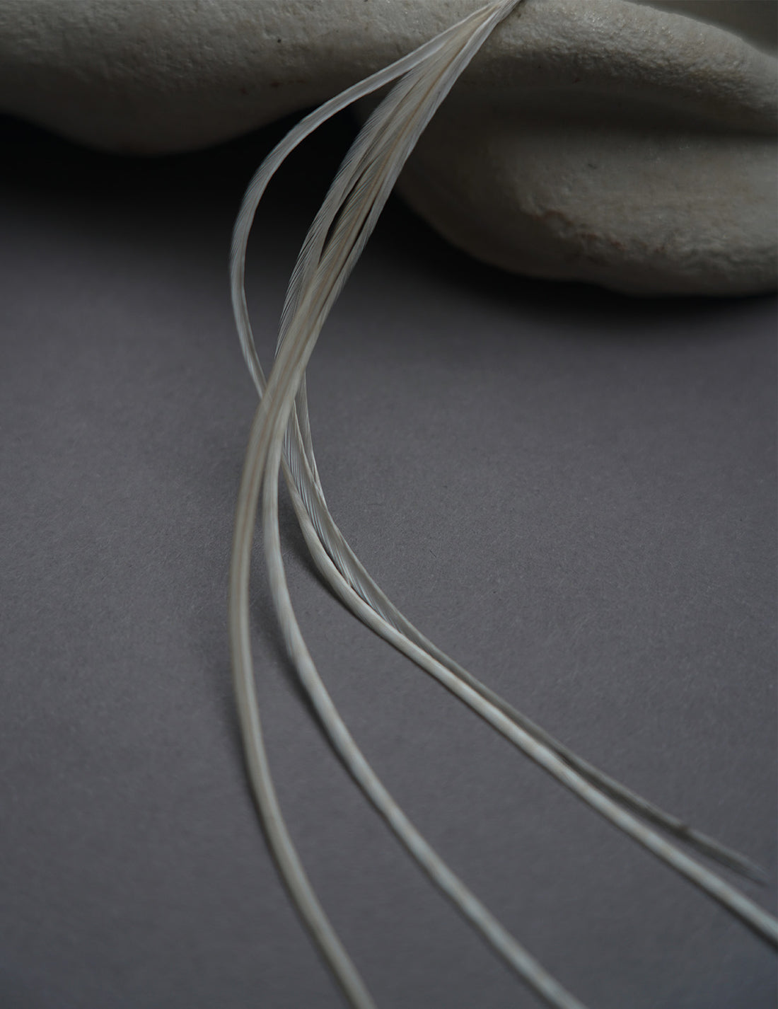 Feather Earring・ White