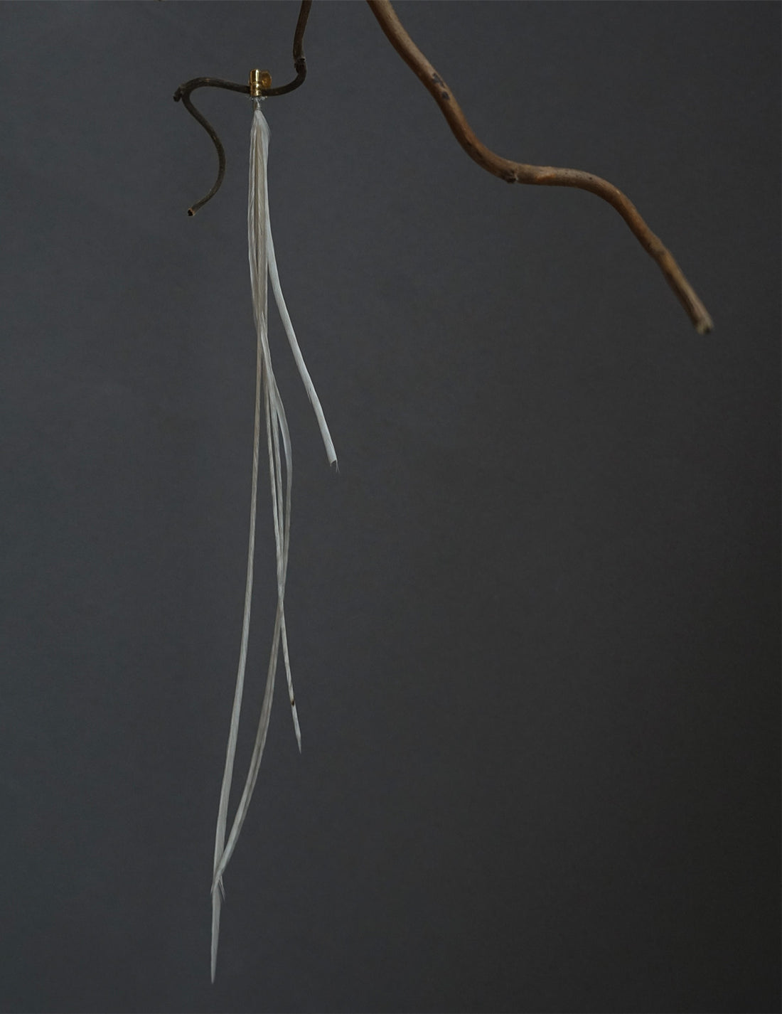 Feather Earring・ White