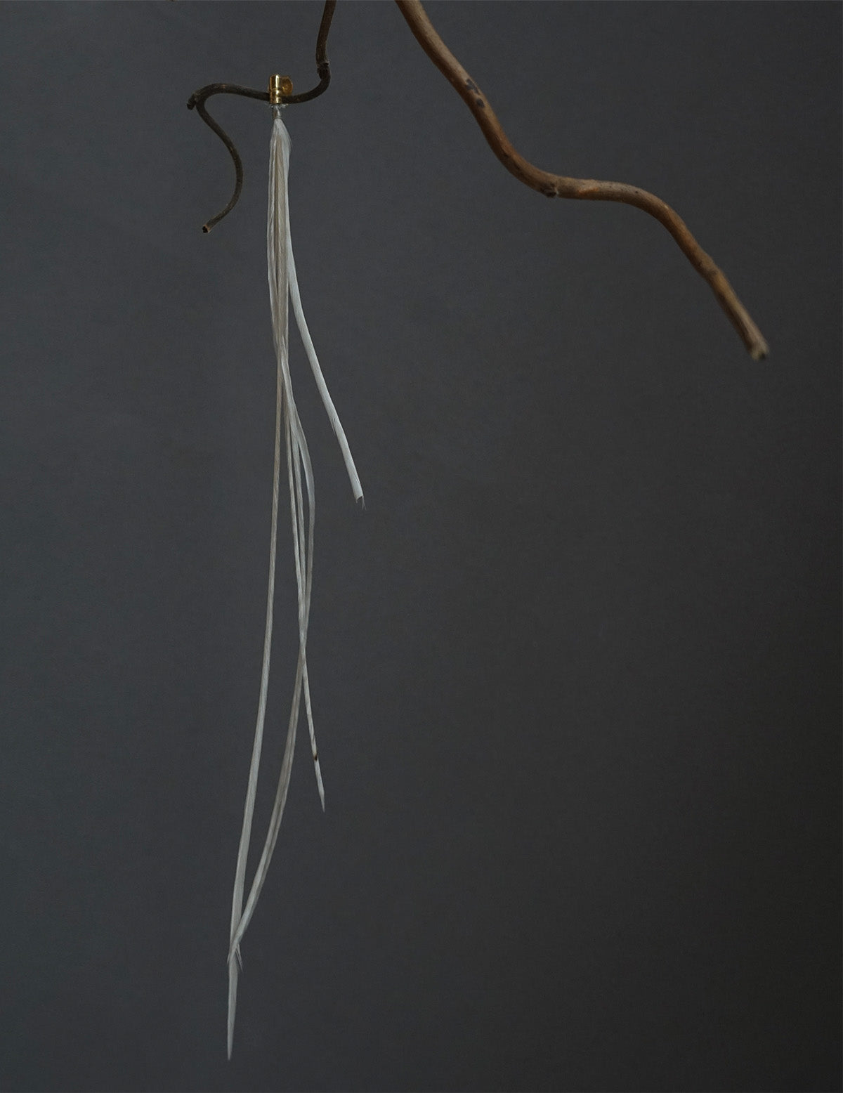 Feather Earring・ White