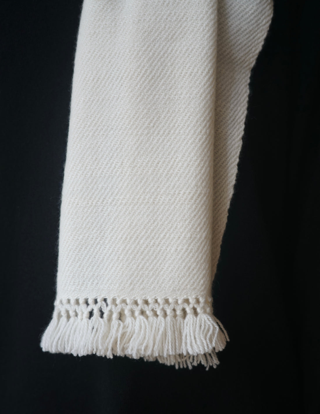 Classic Pure Cashmere Scarf・Cream
