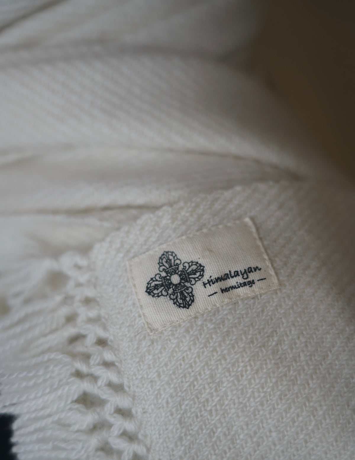 Classic Pure Cashmere Scarf・Cream