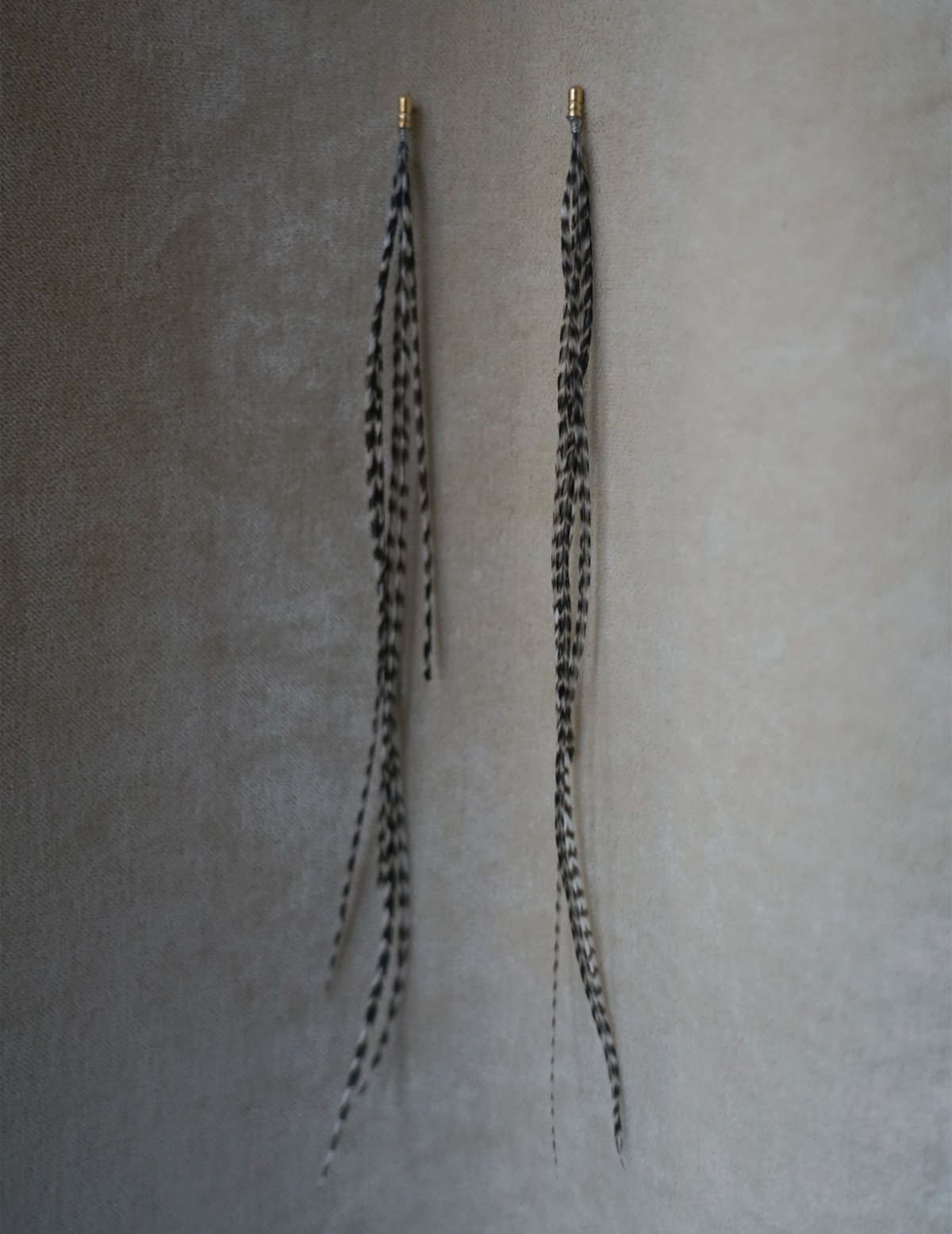 Feather Earring・Grizzly