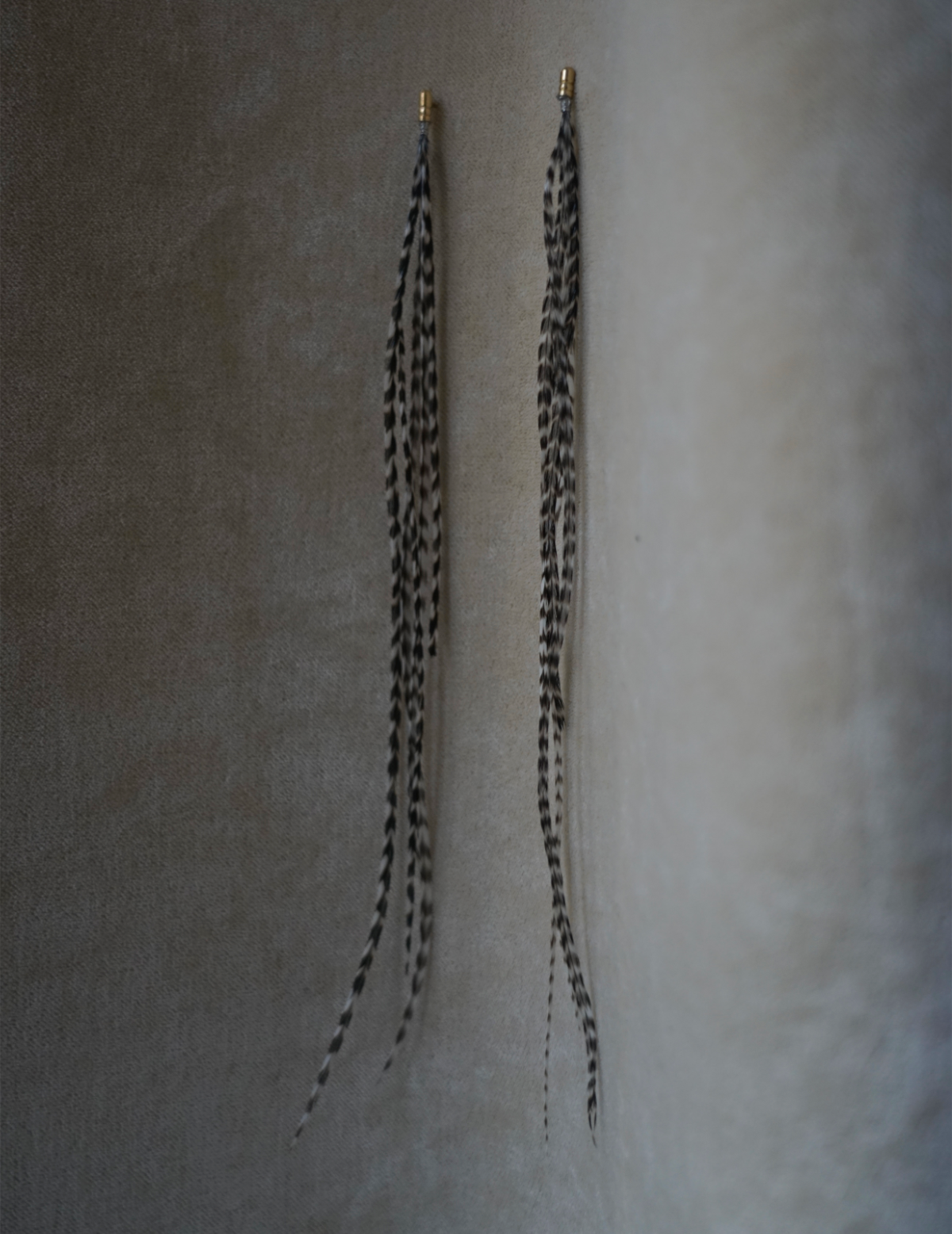 Feather Earring・Grizzly