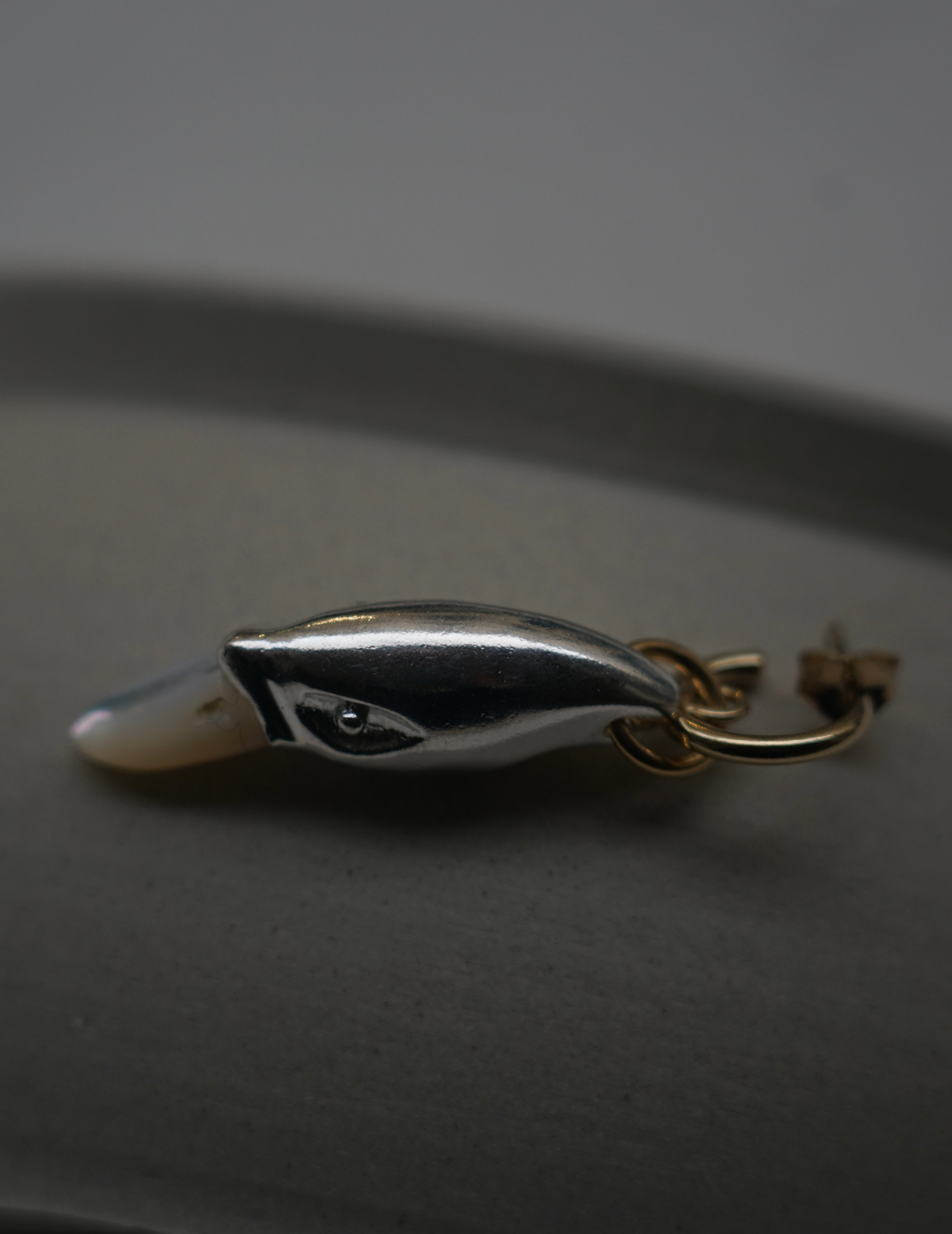 Pre-Order｜Silver Swan Earring