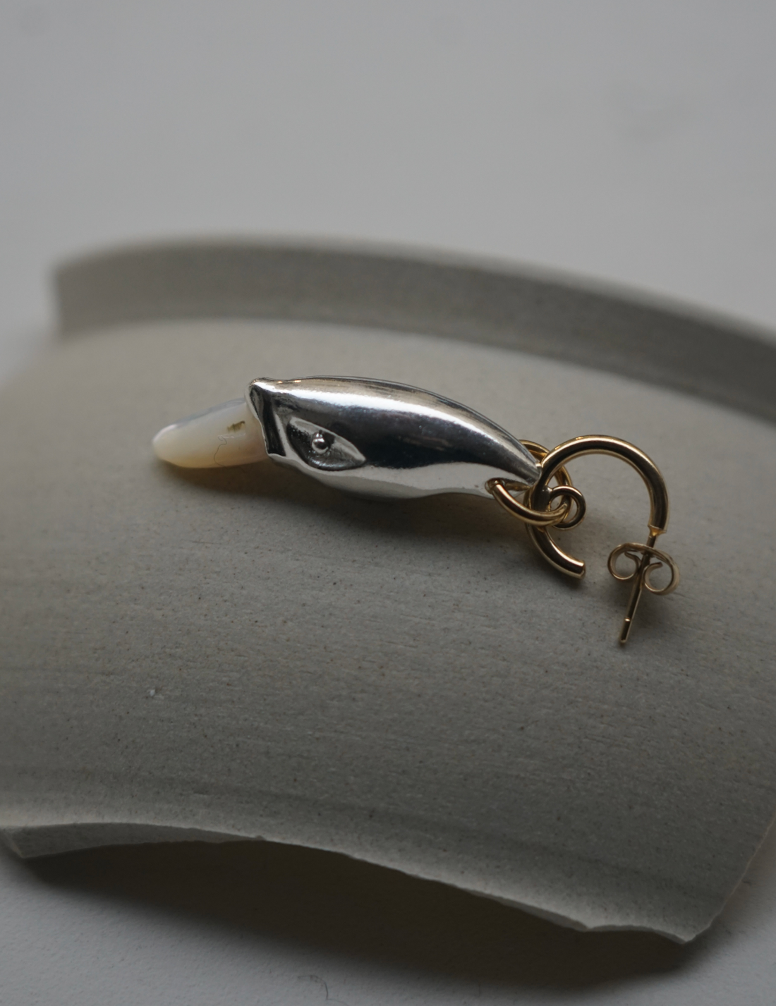 Pre-Order｜Silver Swan Earring
