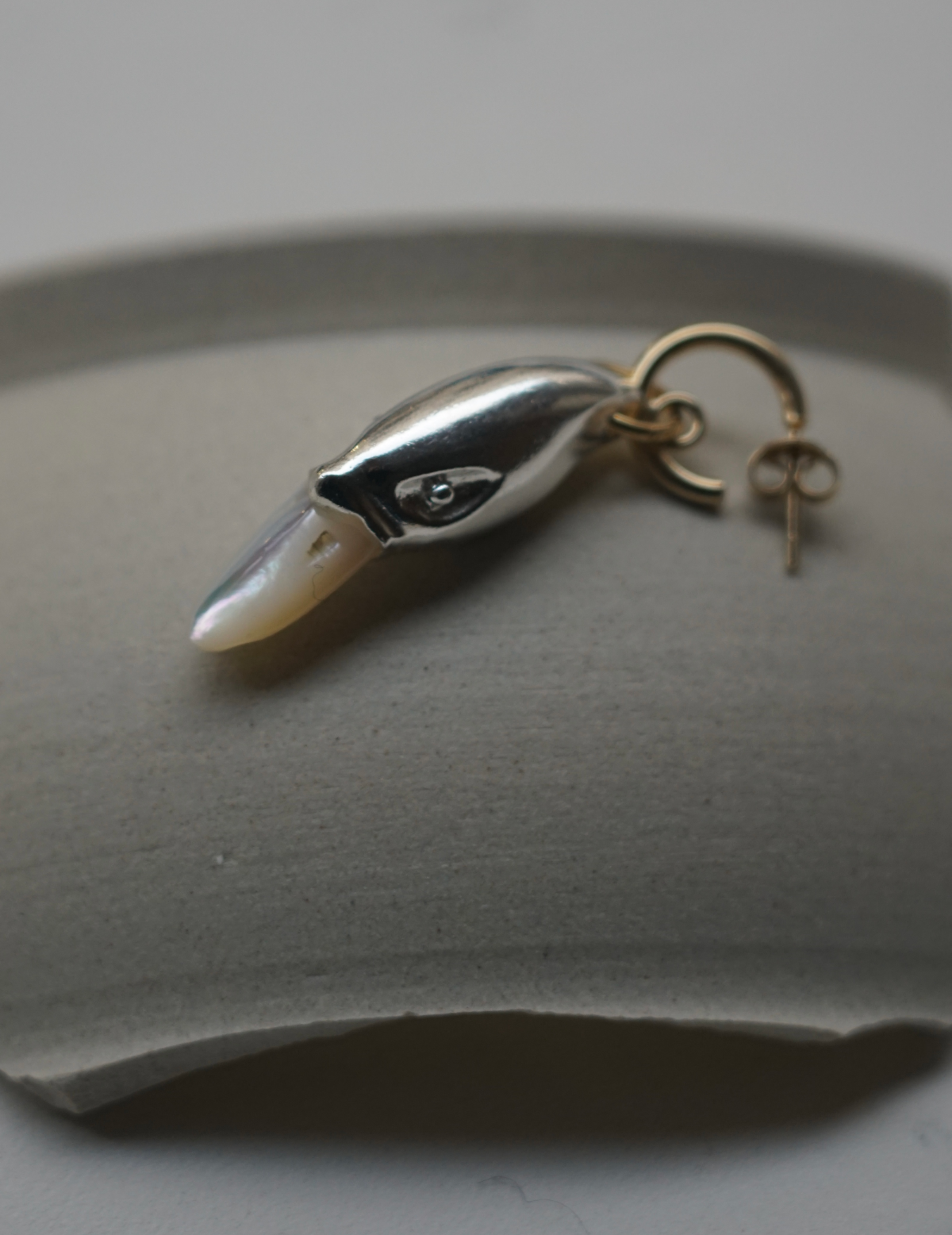 Pre-Order｜Silver Swan Earring