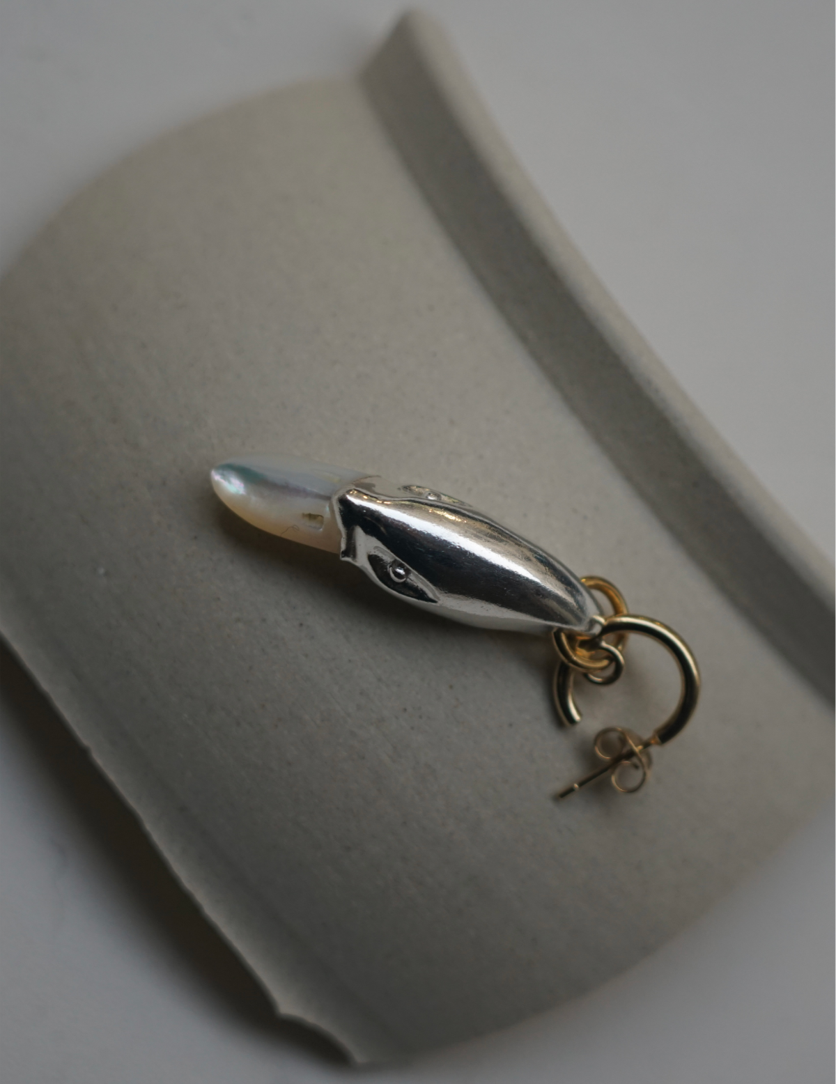 Pre-Order｜Silver Swan Earring