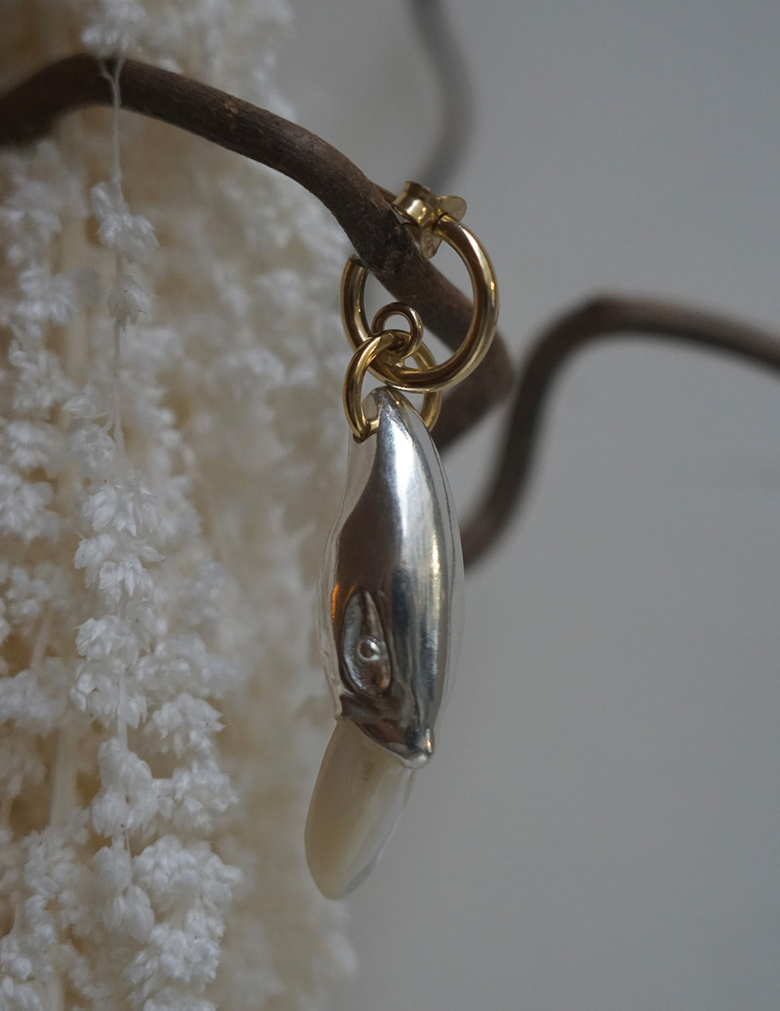 Pre-Order｜Silver Swan Earring