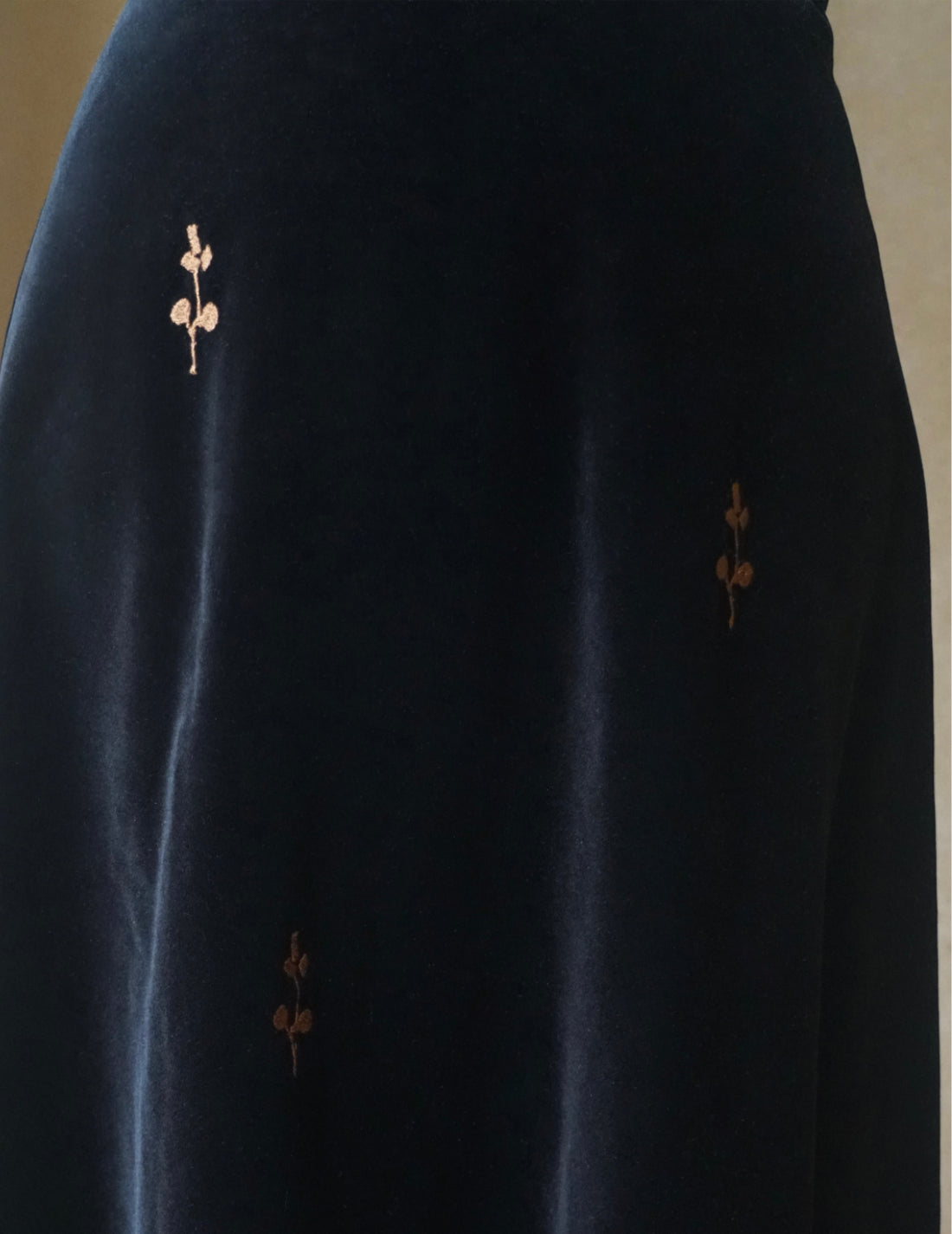 Velvet Black “Rose” Skirt