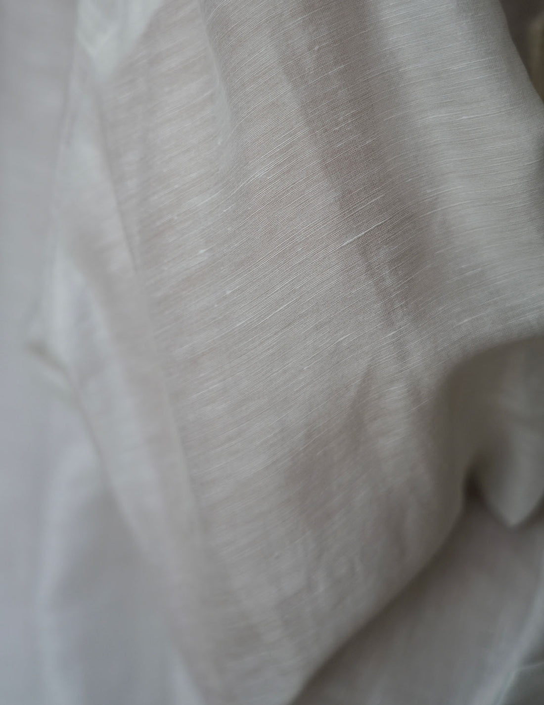 Atelier Sigga 絲麻混紡襯衫・ 白