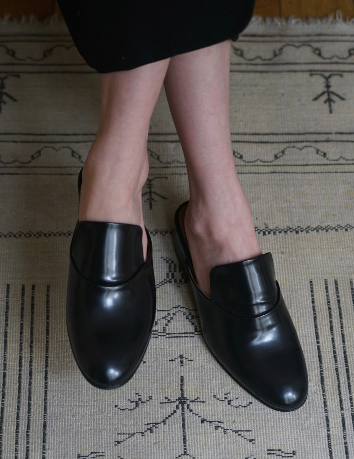 Fatima 穆勒鞋・黑色