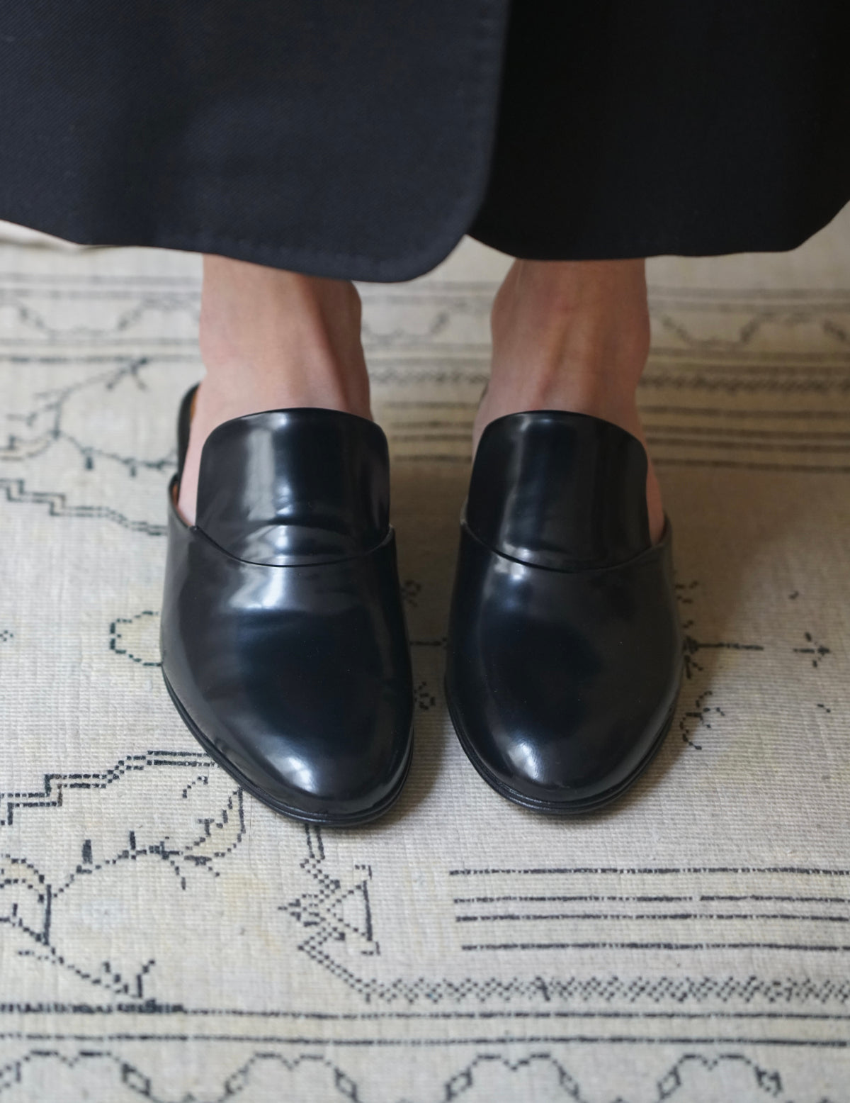 Fatima 穆勒鞋・黑色