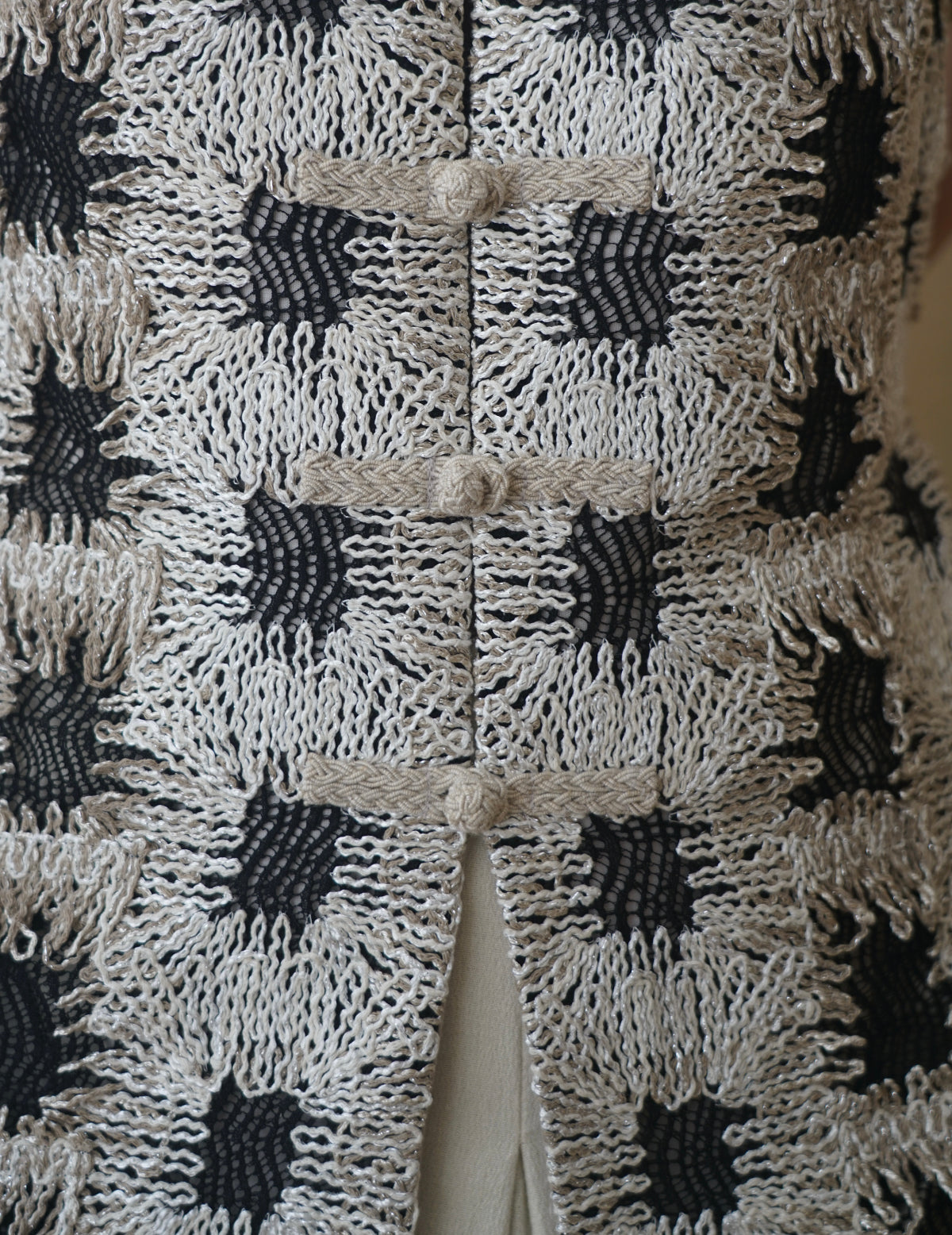 Pre-order｜Patchwork Knit Long Vest