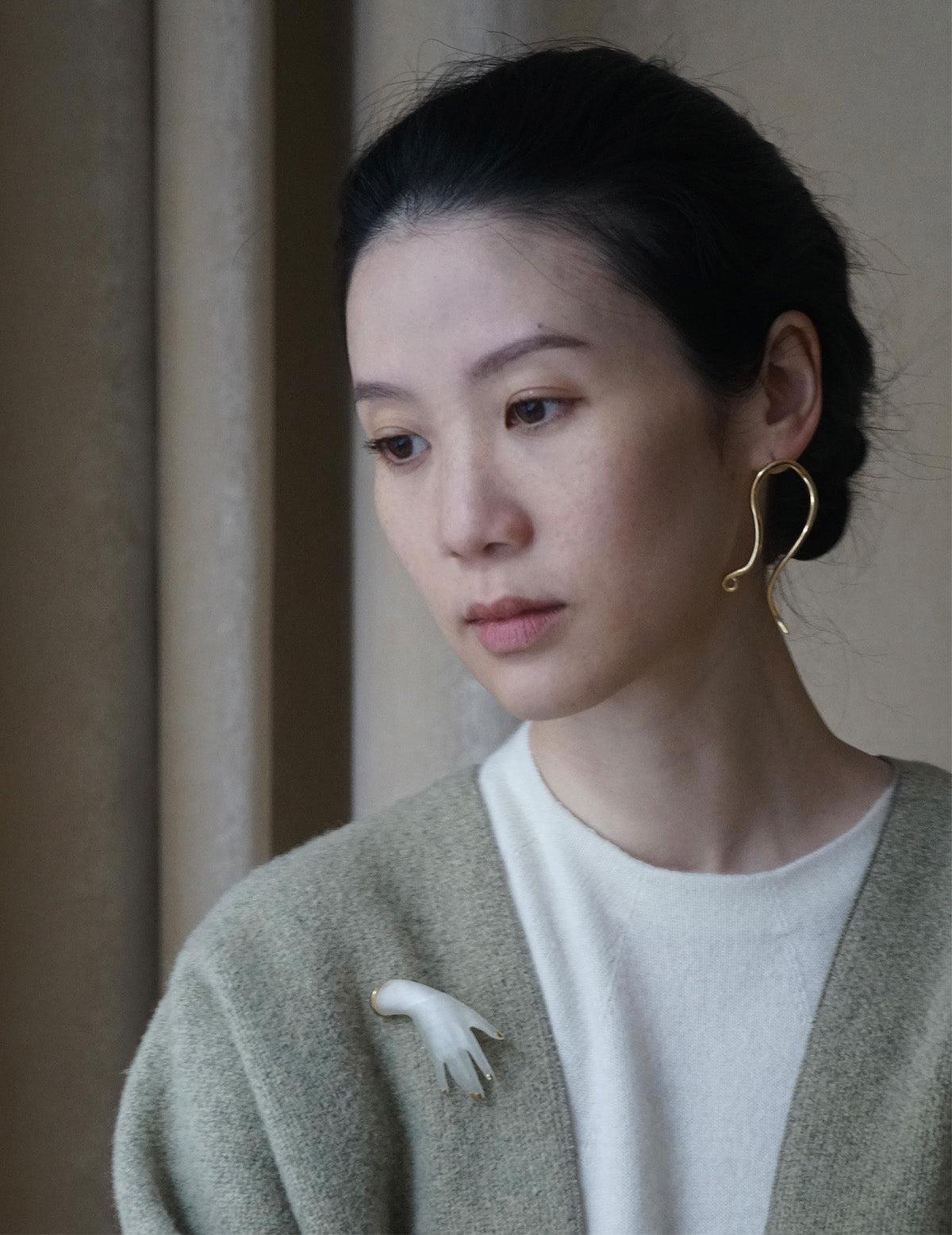 Renaissance Hand Brooch