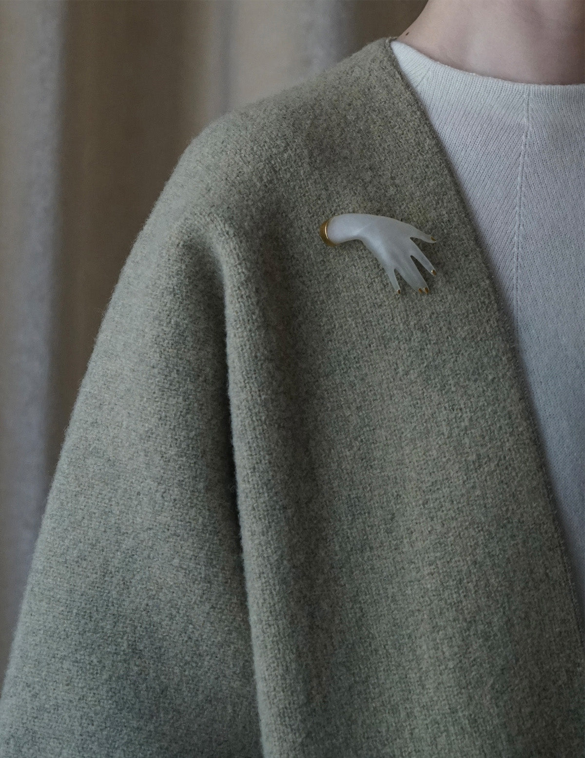 Renaissance Hand Brooch