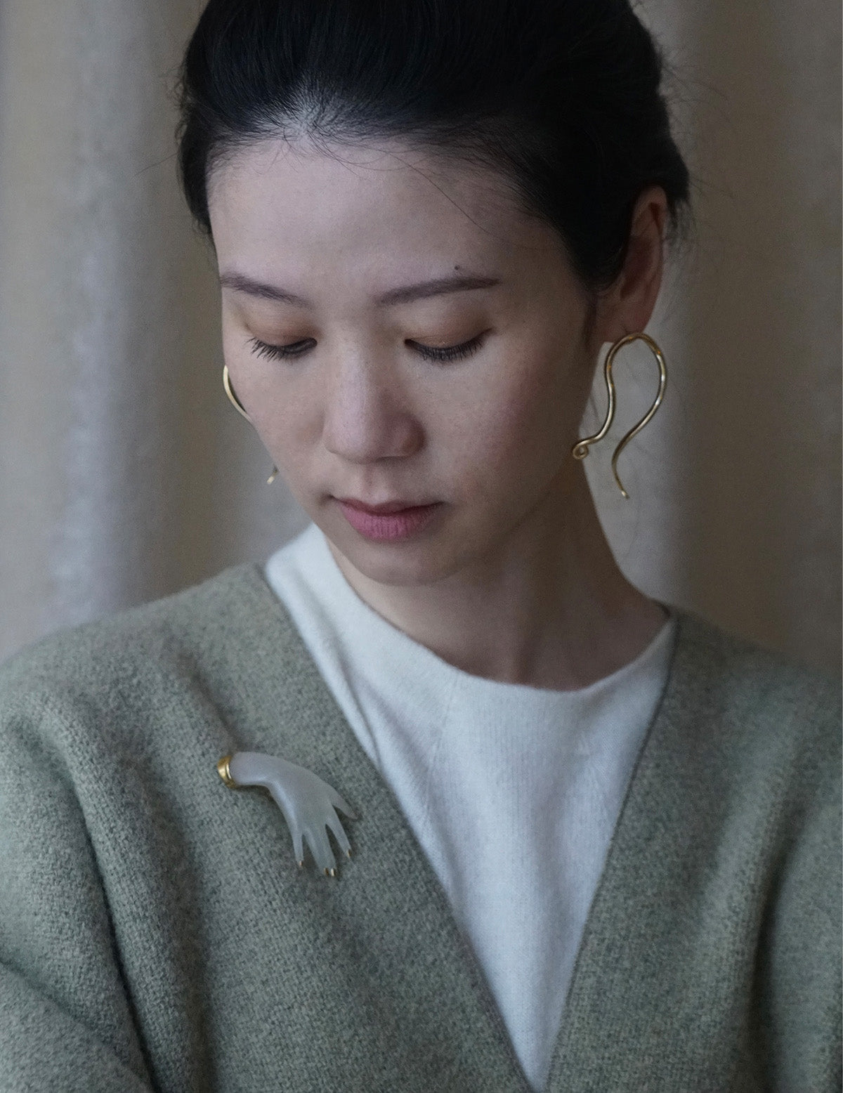 Renaissance Hand Brooch