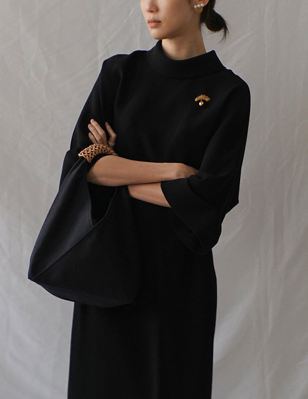 Woven Triangle Bag Ink・S