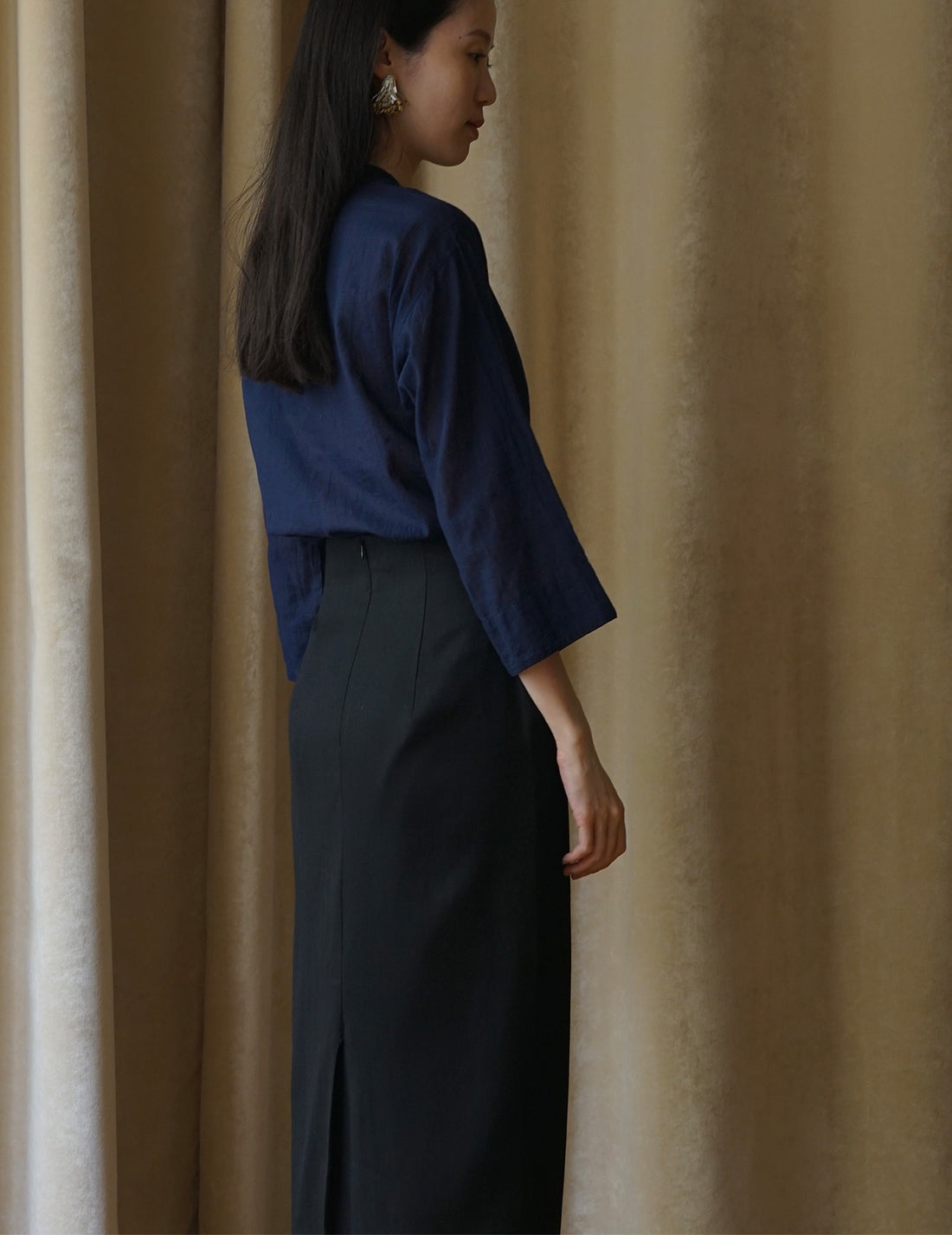 Erland Blouse・Indigo