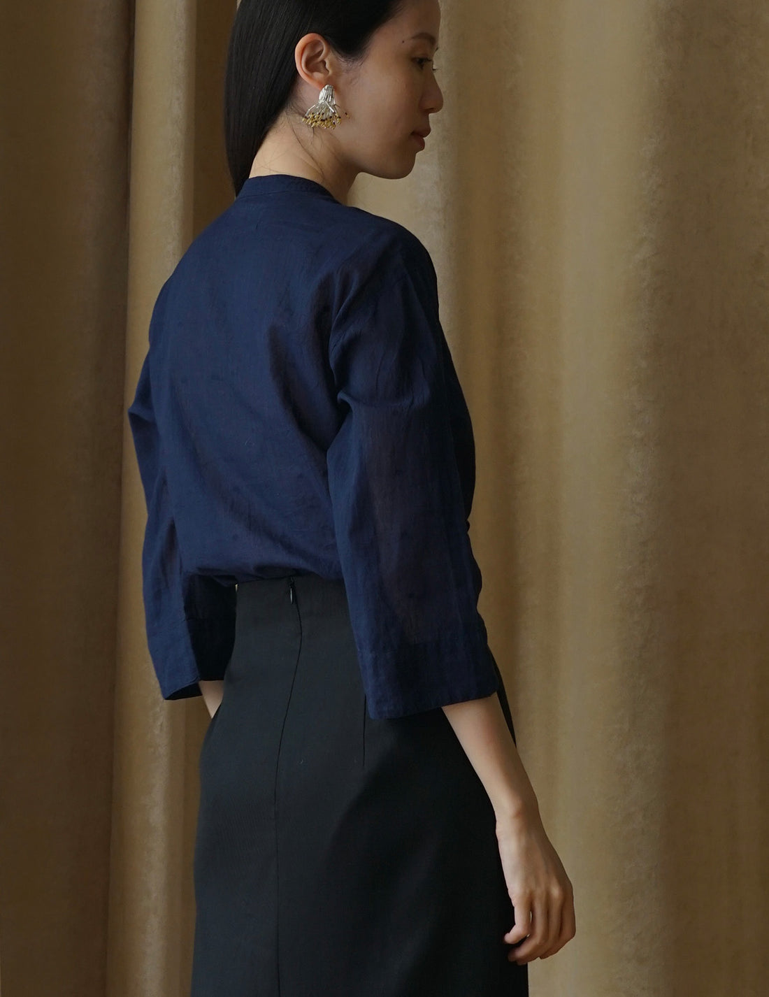 Erland Blouse・Indigo