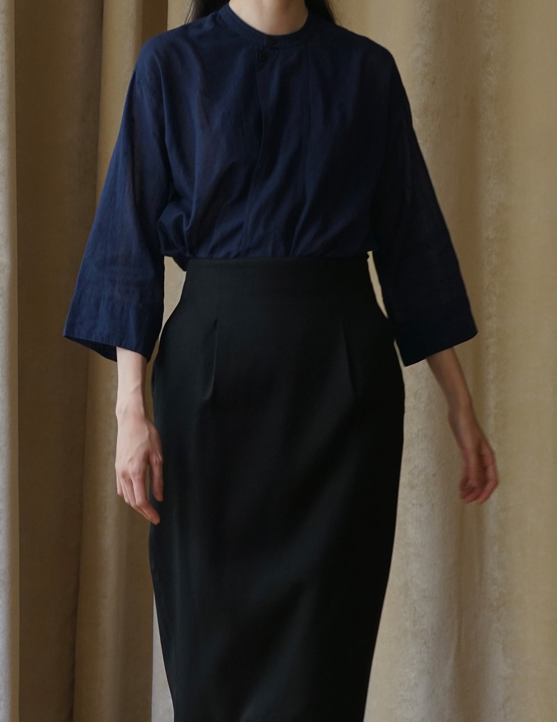 Erland Blouse・Indigo
