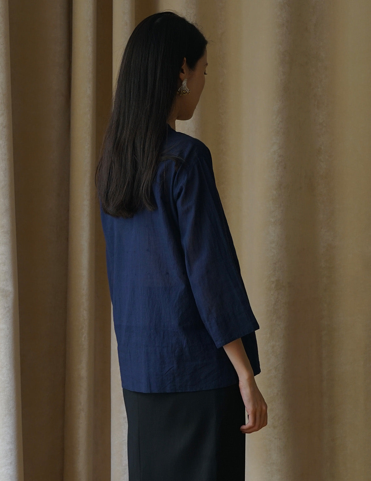Erland Blouse・Indigo