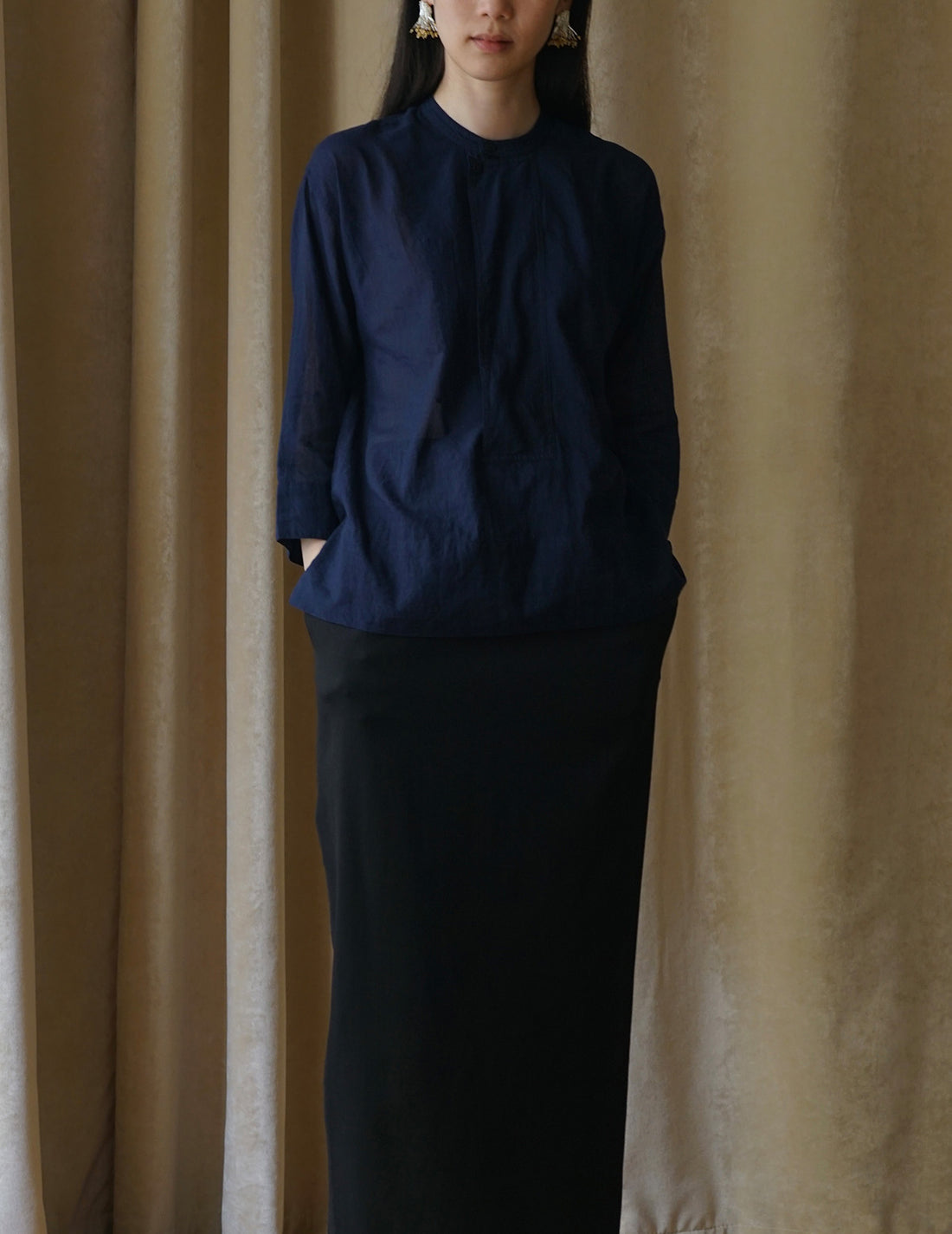Erland Blouse・Indigo