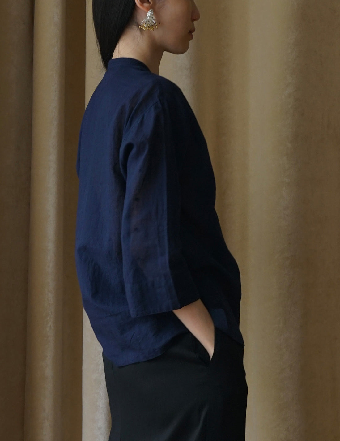 Erland Blouse・Indigo