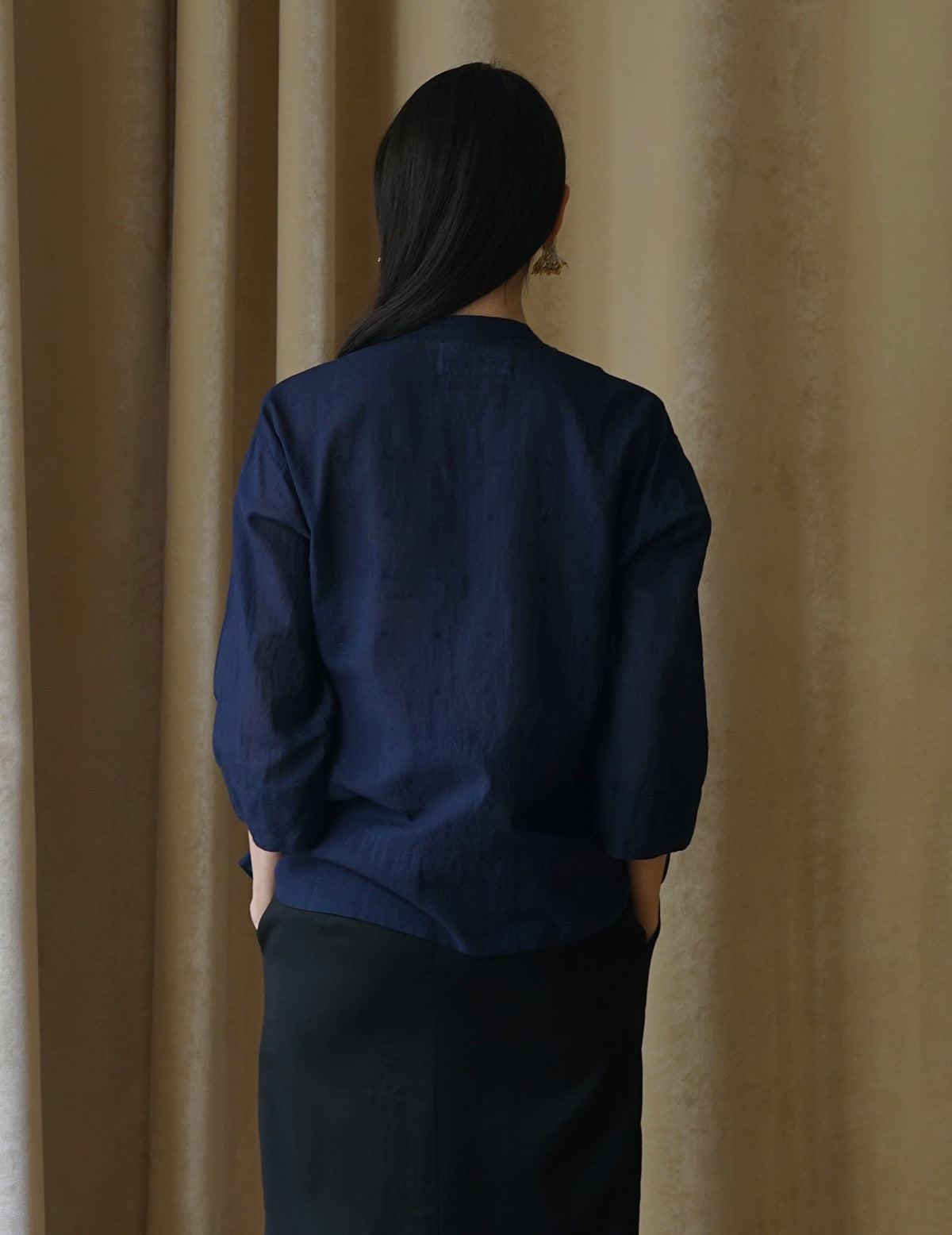 Erland Blouse・Indigo