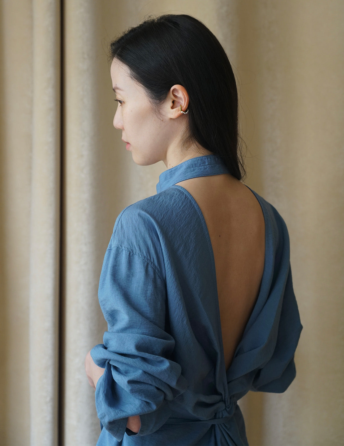 Backless Tied Long Dress