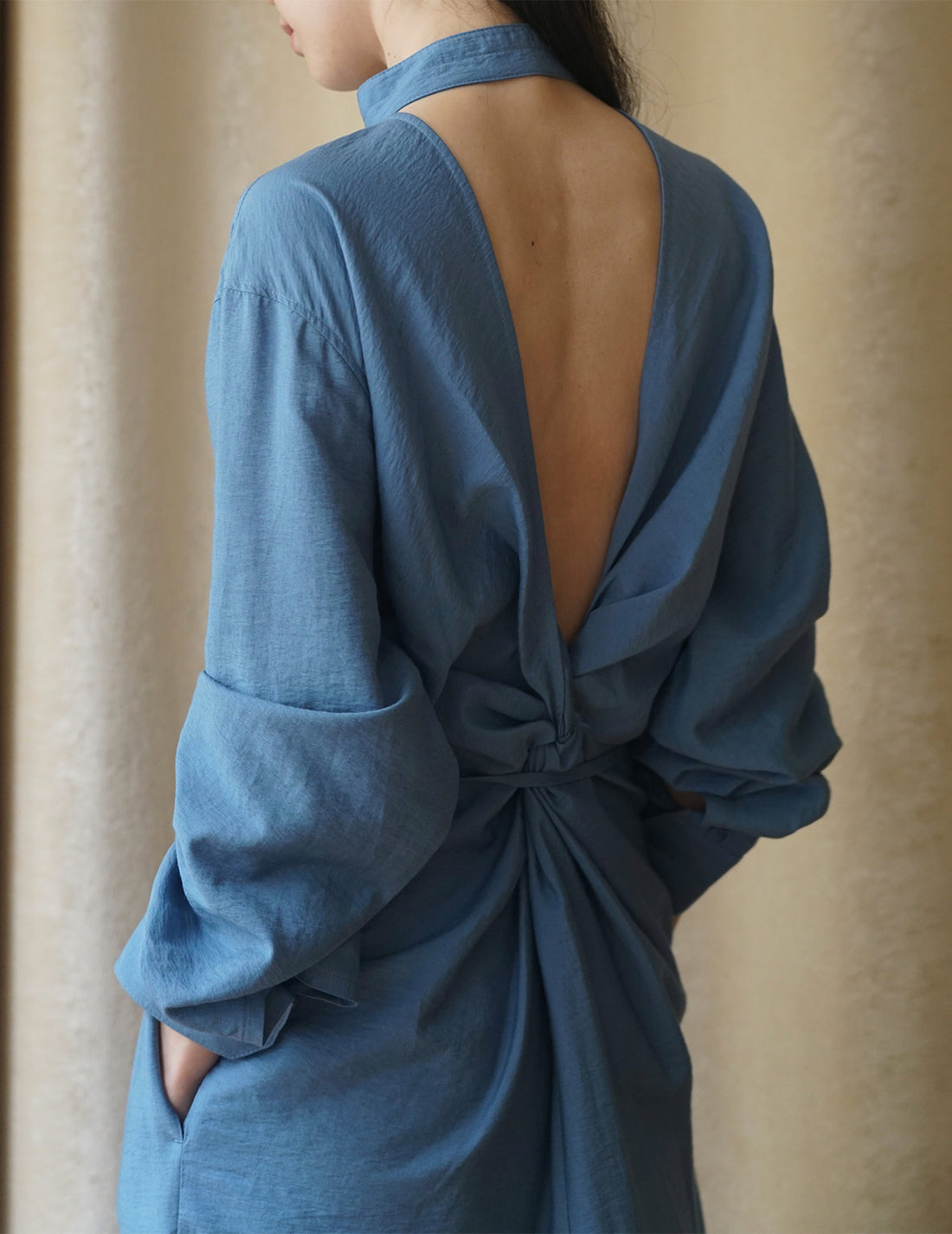 Backless Tied Long Dress