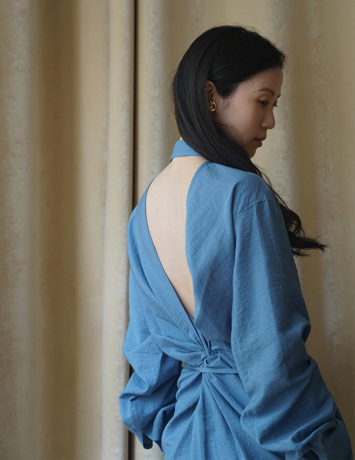 Backless Tied Long Dress