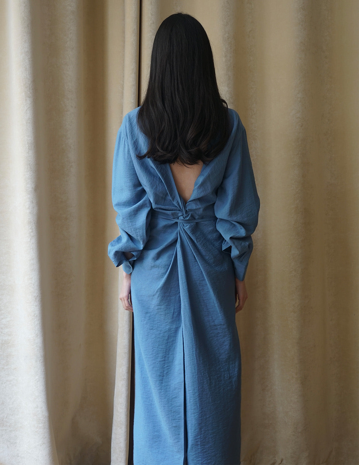 Backless Tied Long Dress