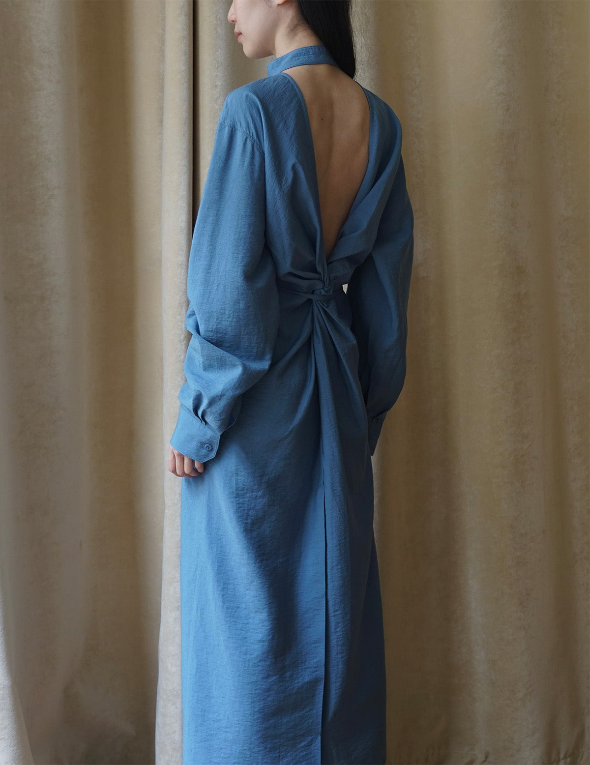 Backless Tied Long Dress