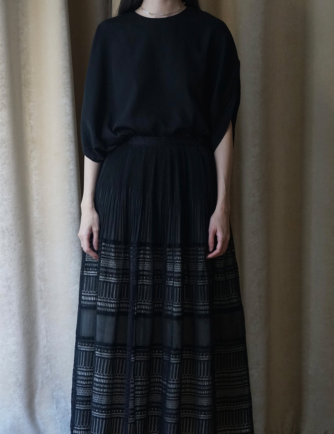 Streak Lace Skirt