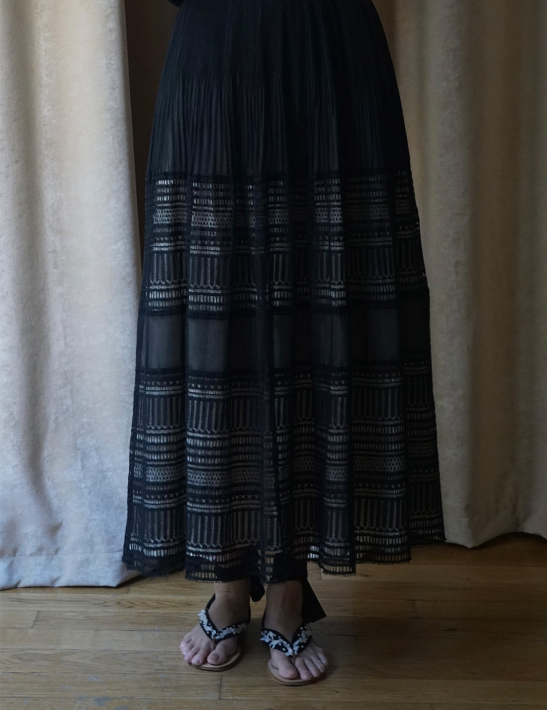 Streak Lace Skirt