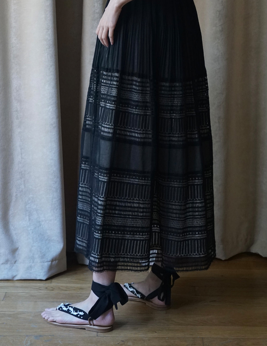 Streak Lace Skirt