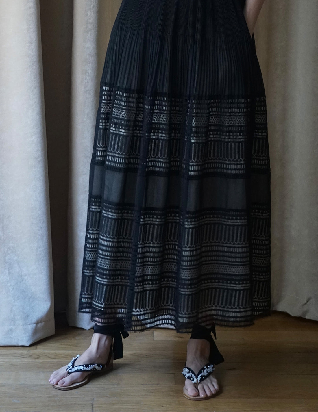 Streak Lace Skirt