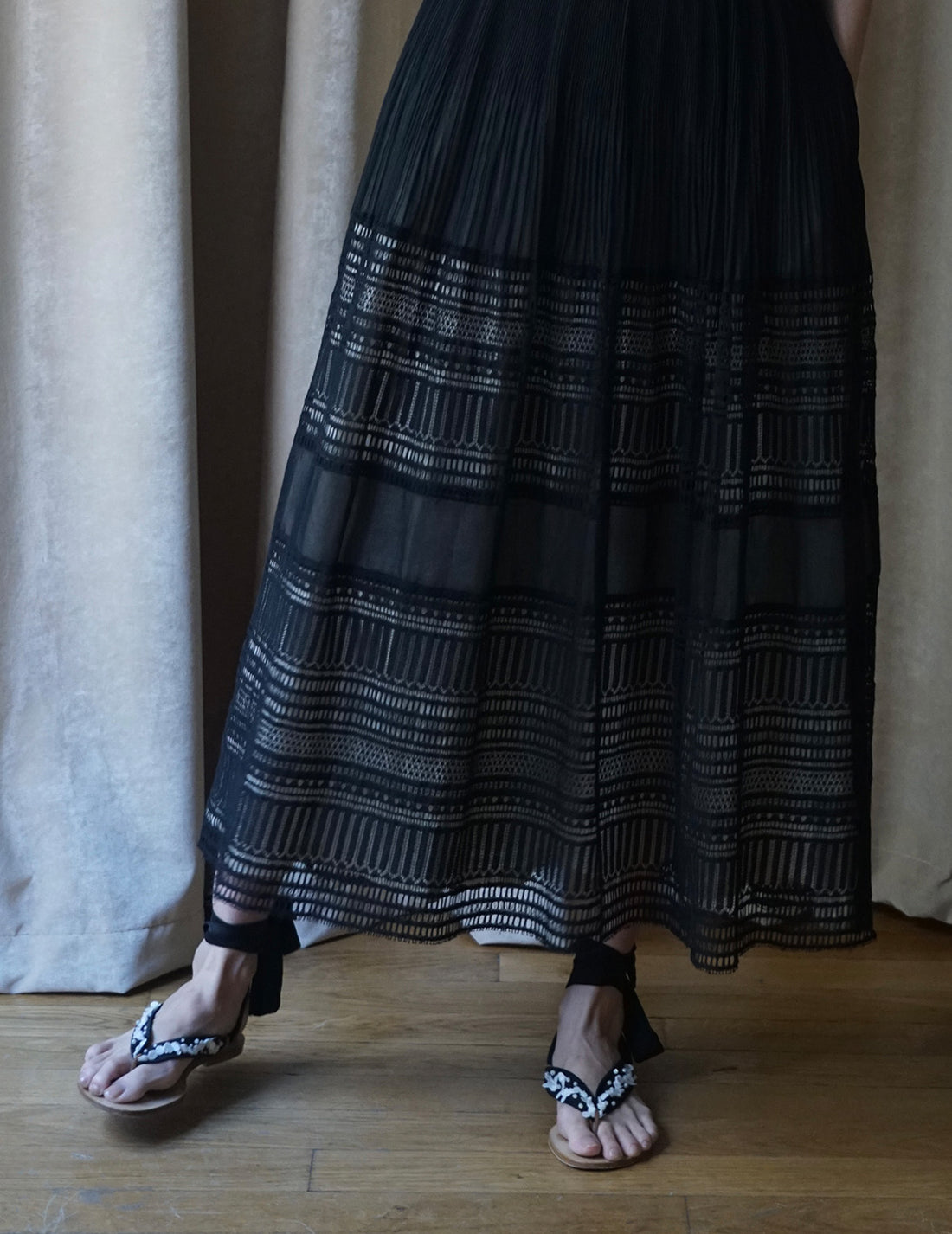Streak Lace Skirt