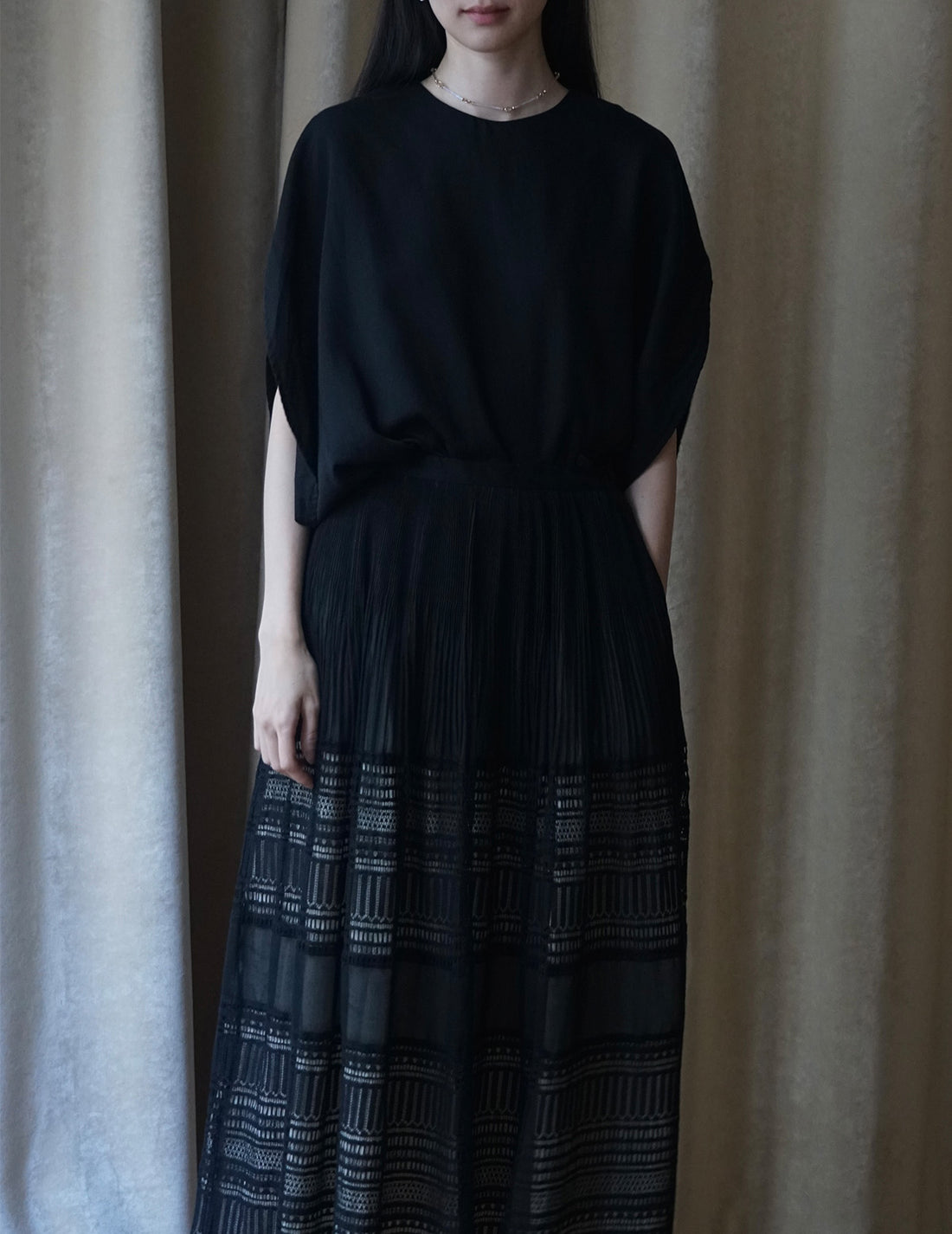 Streak Lace Skirt