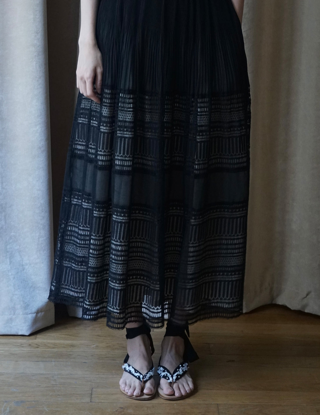 Streak Lace Skirt