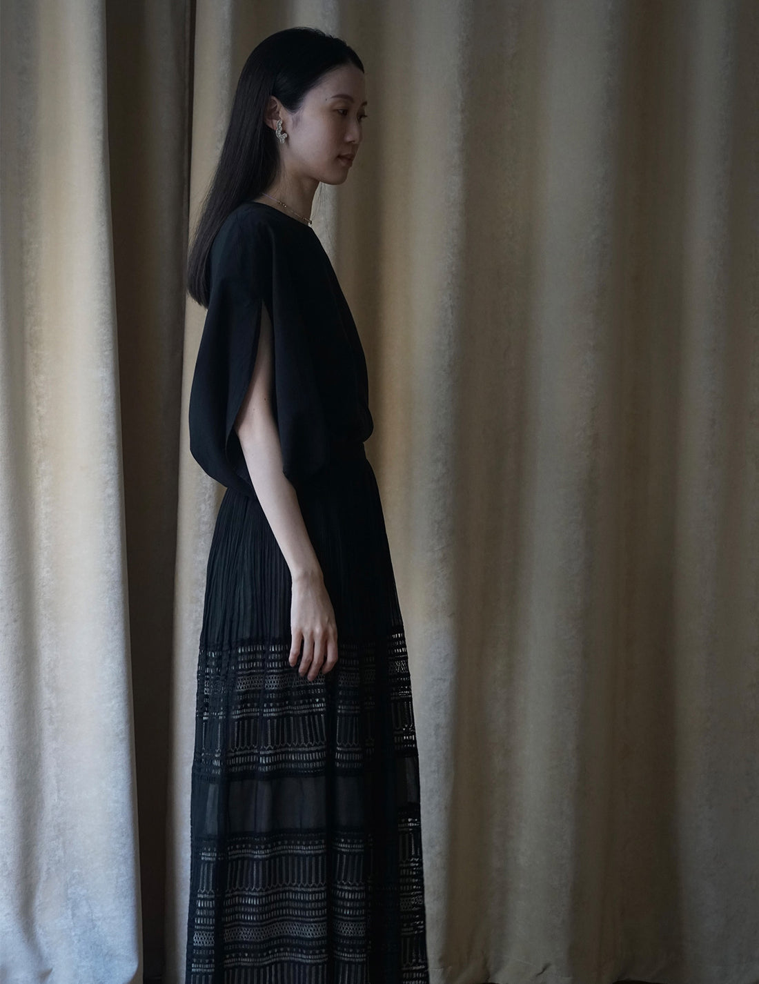 Streak Lace Skirt