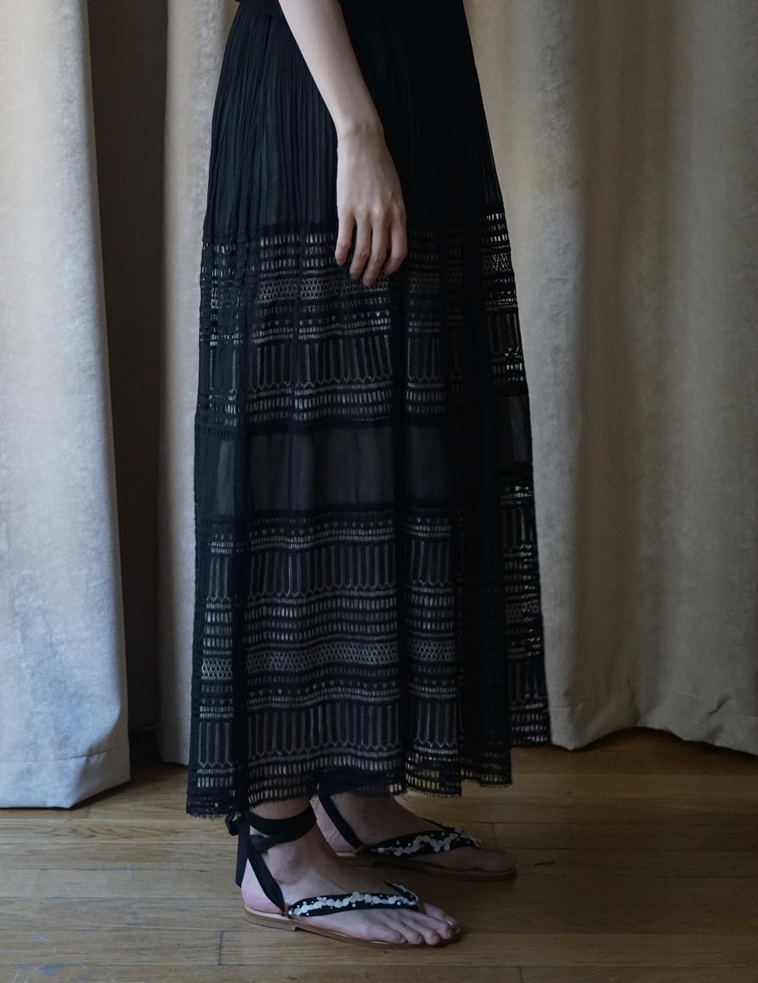 Streak Lace Skirt