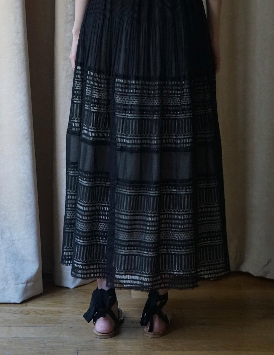 Streak Lace Skirt