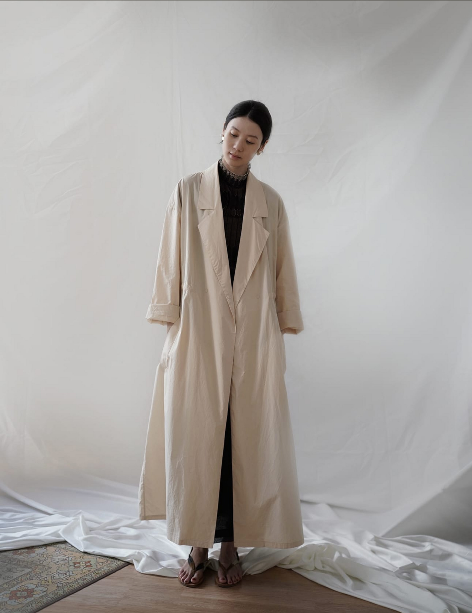 Poplin Trench Coat